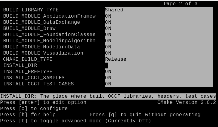 cmake install command line mac